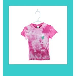 Ripndip Tie Dye Frida Kahlo Cat Graphic T Shirt Pink XS